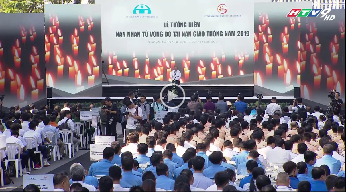 Clip: Lễ tưởng niệm các nạn nhân tử vong do tai nạn giao thông 2019